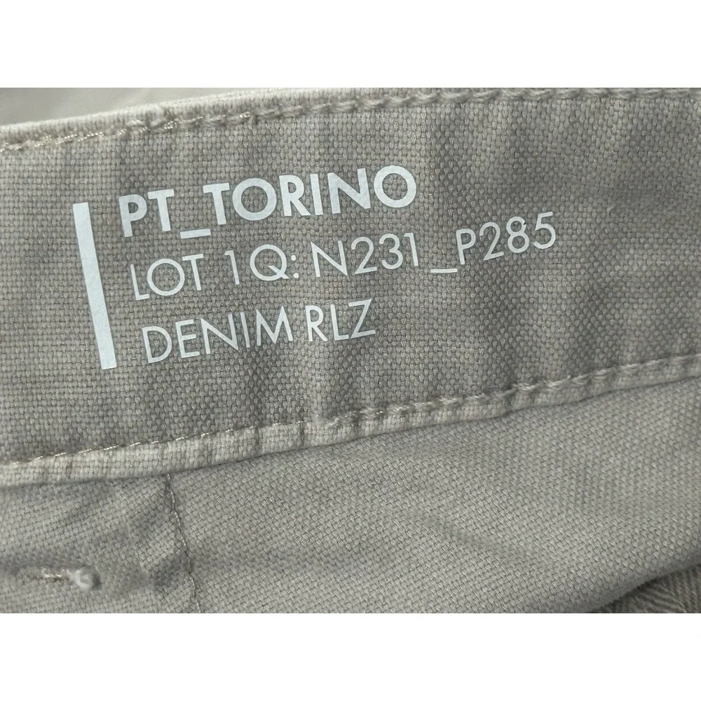 PT Torino Jazz Men's Denim RLZ Cotton Blend Beige Pants - Size 32x27
